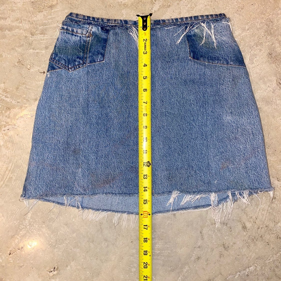RE/DONE denim skirt size 26 - detail