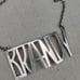 Antique sterling Gorham America brandy decanter bottle tag