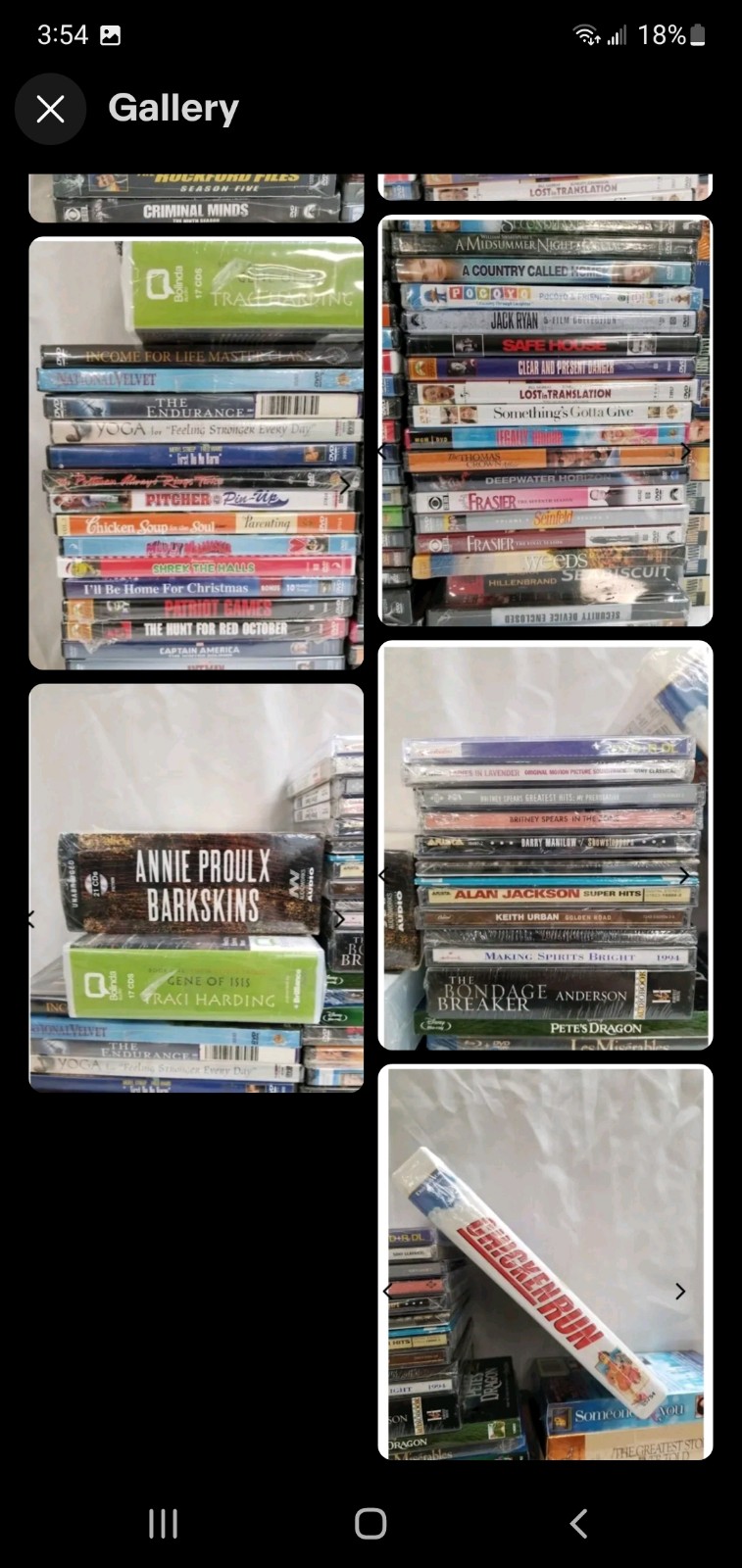 70+ NEW SEALED Bulk Media Resellers Lot DVDs TV Shows VHS Bluray CDs
