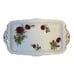 HTF VTG Royal Albert ROYAL CANADIAN ROSE Sandwich Tray Bone China England 11.5