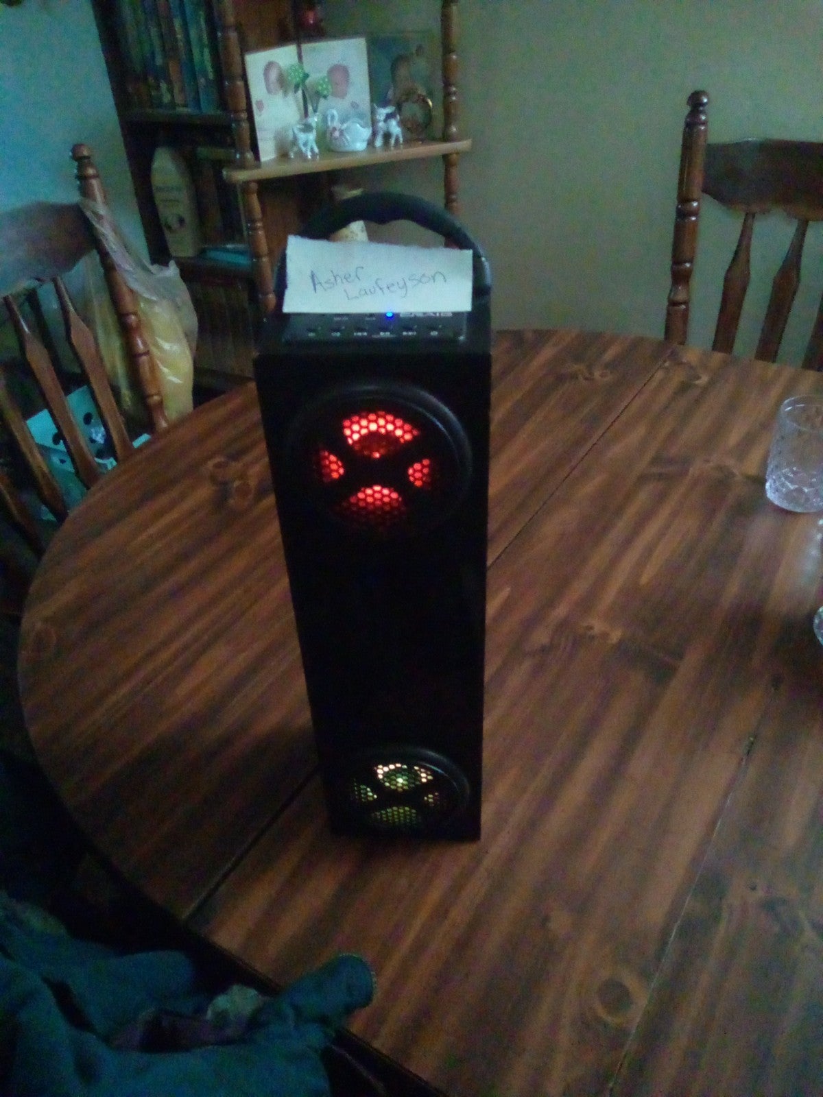 1 Craig Brand Light up Bluetooth Tower Speaker