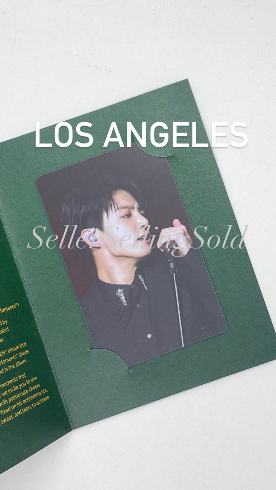 BTS Jung Kook Golden Exhibition Lucky Draw Photocard. Jungkook PC Unavail Online