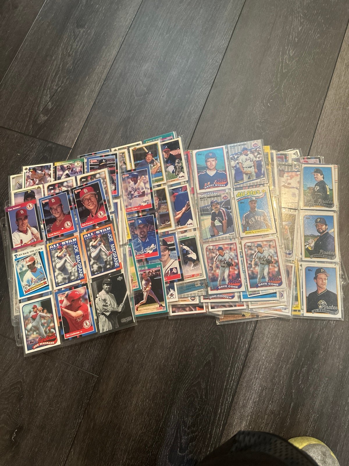 Baseball card lot