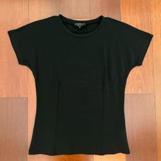 Gucci Black Short Sleeves Knit (Size: 38) Made in Italy