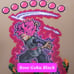 Goku Rose Black DragonBall Super w/7 ballz Game Art Piece Perler