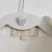 Meshki Dress Womens Small White Linen Cinched Button Front Short Sleeve Mini