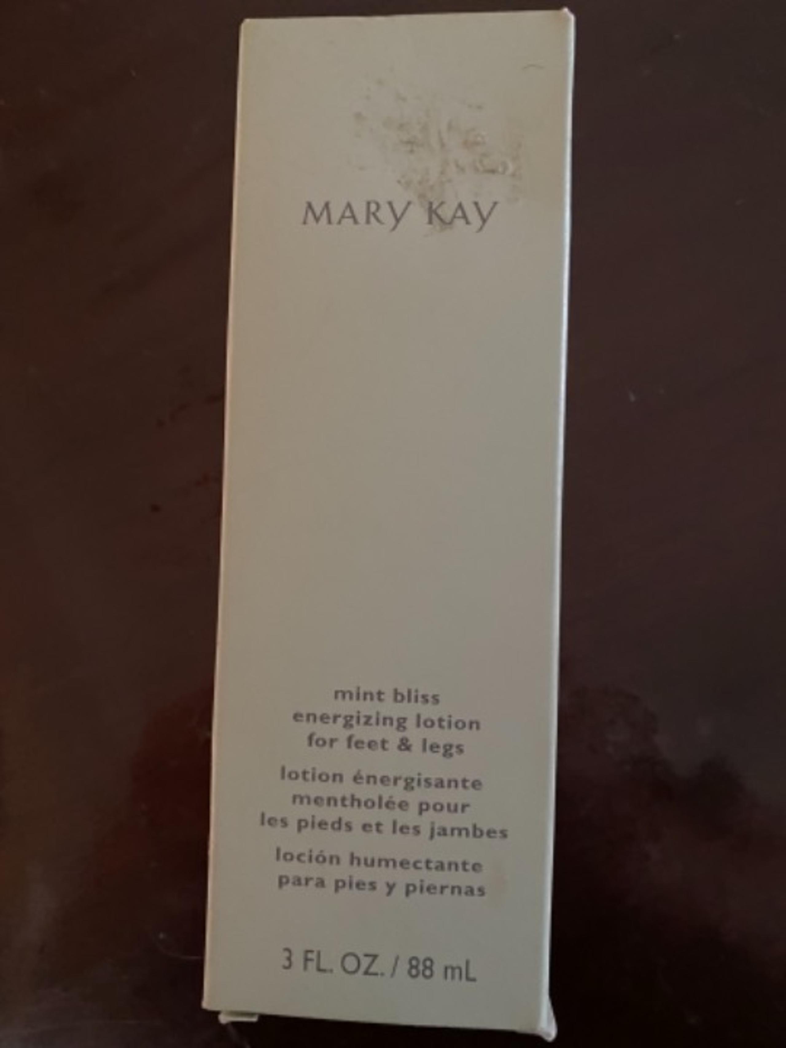 Mary Kay energies feet and leg cream