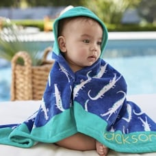 Pottery Barn Kids Alligator Hooded Towel