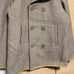 JS Handling 【Akizu】 Japanese Made Military Blanket Material Wool Peacoat Reconstructed
