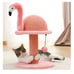 PAWZ Road Cat Scratching Post Flamingo Sisal Claw Scratcher Post for Small Cat,