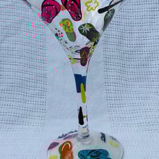 Lolita Flip Flop Martini Glass