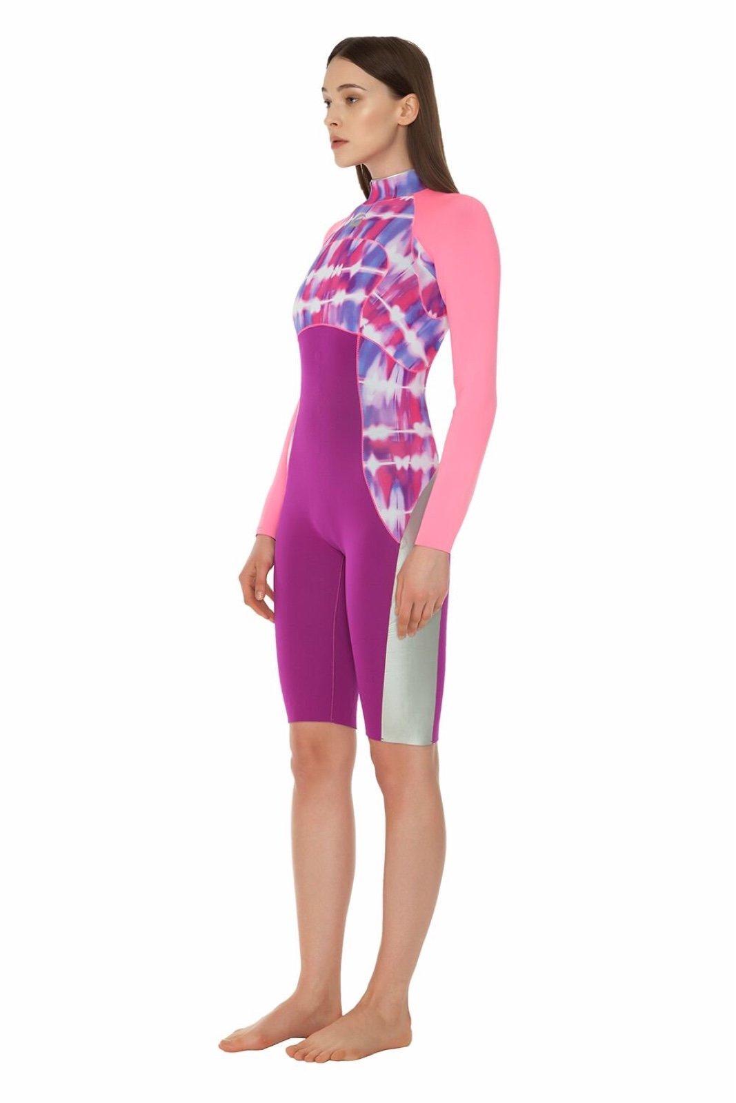 Pink Violet Wetsuit By GlideSoul Spring Suit - 2mm Woman Girl WETSUIT XXS - NEW