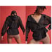 Free People Movement Pixie Black Crochet Pullover Size Large