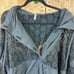 Free People Movement Pixie Black Crochet Pullover Size Large
