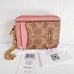 NWT Coach Zip Card Case In Signature Canvas CW883