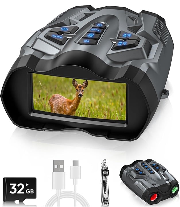 4K Night Vision Binoculars with 3.5 HD Screen