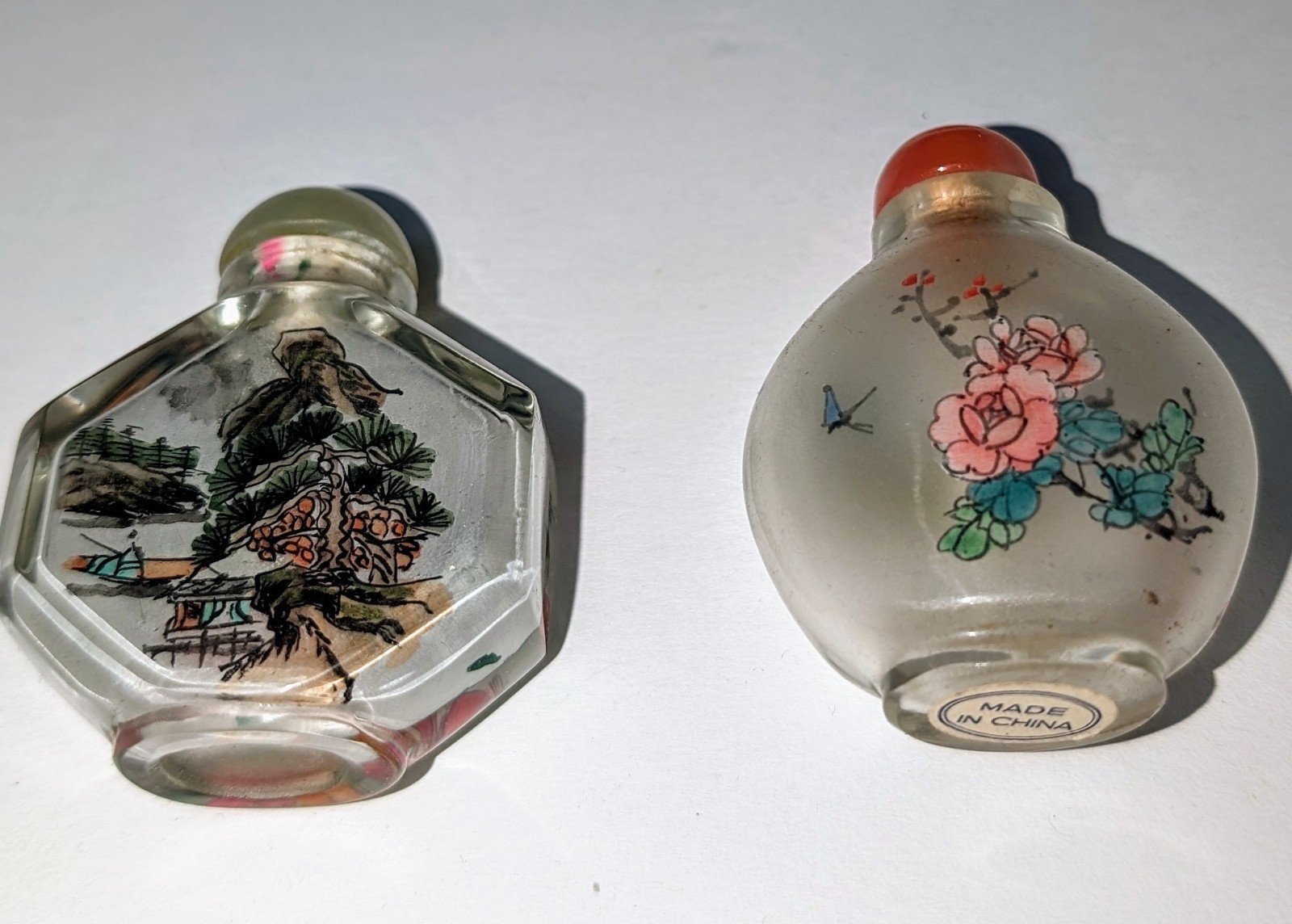 2 Vintage Antique Snuff bottles!!!!