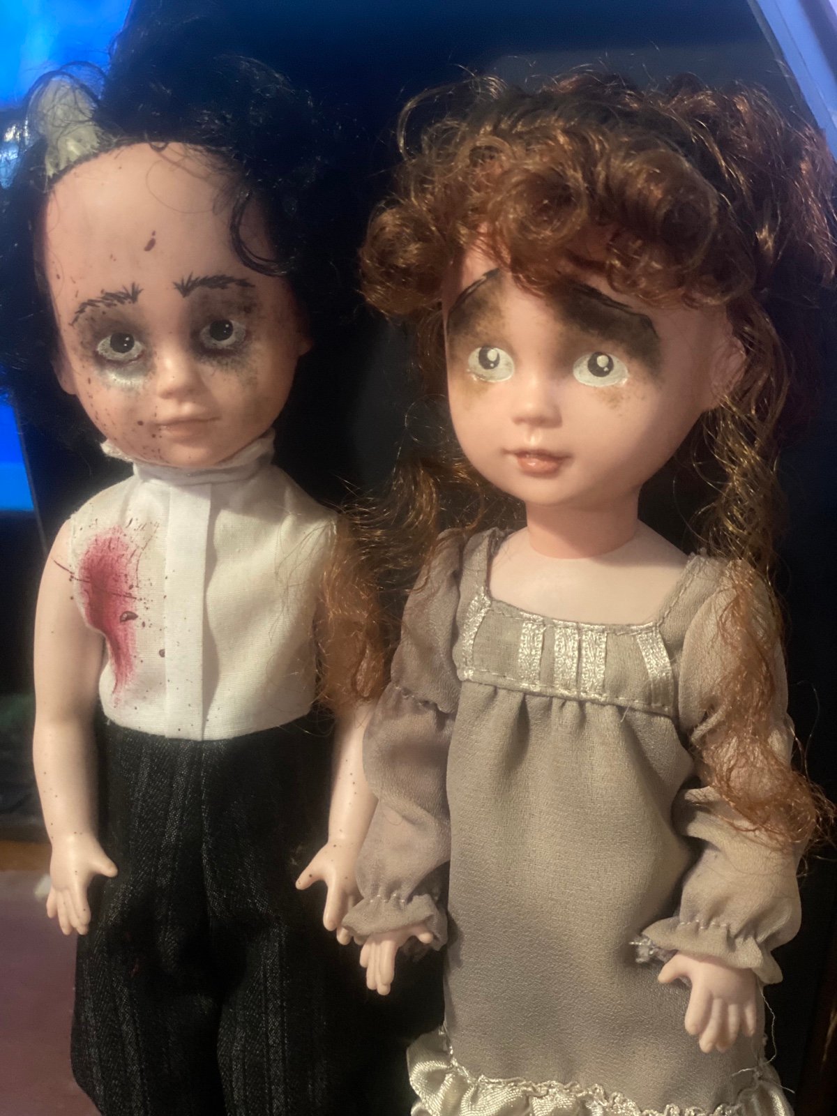 Living dead doll custom repaint Sweeney Todd