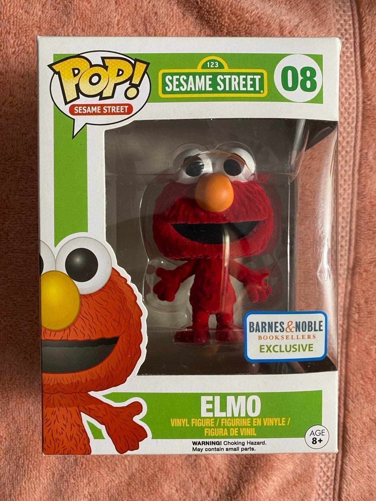 Funko Pop Flocked Elmo #08 Barnes And Noble Exclusive!