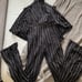 NAA NAA Halter Top Pant Set Black/Silver