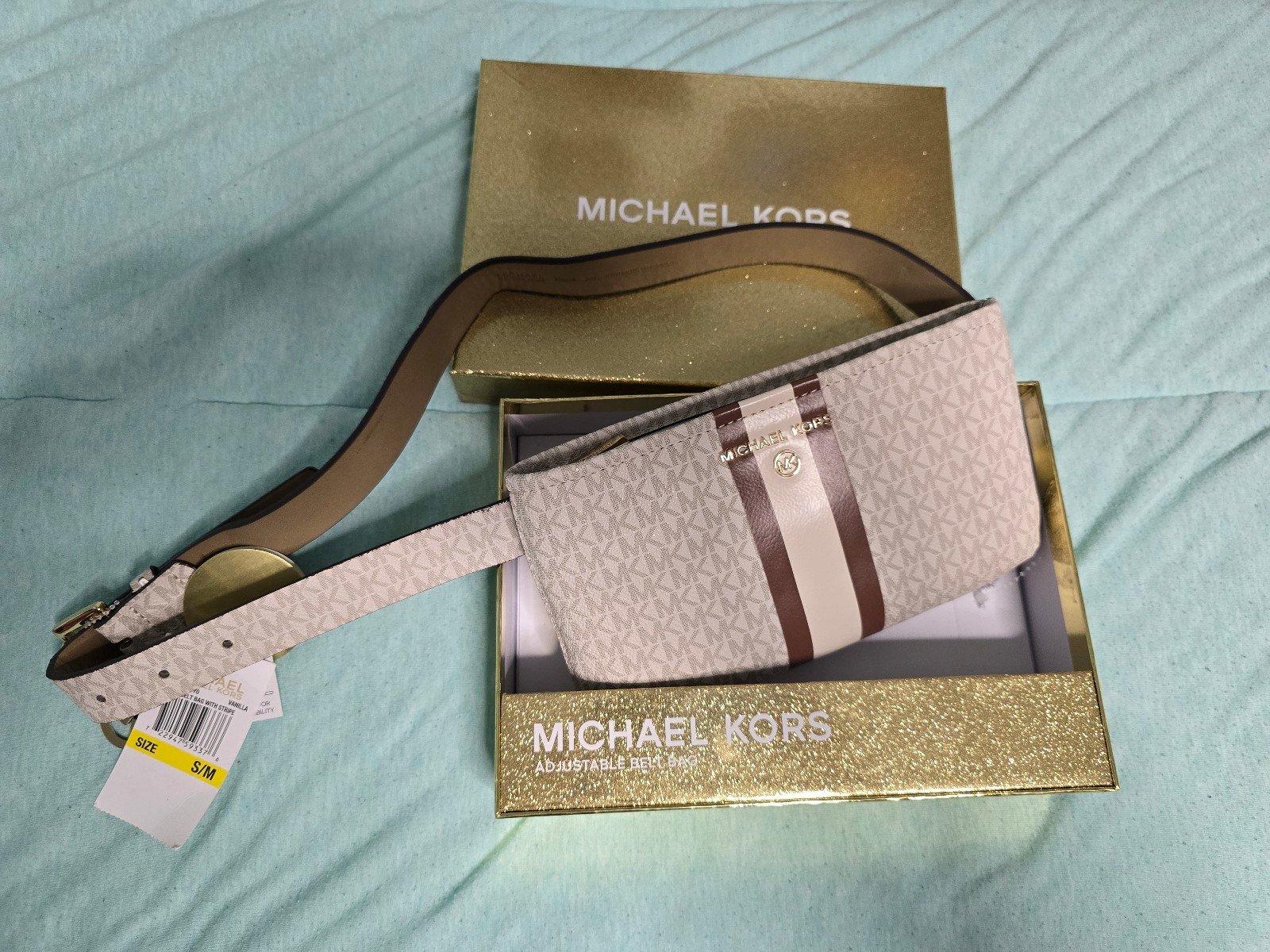 Michael Kors Belt Bag with stripe