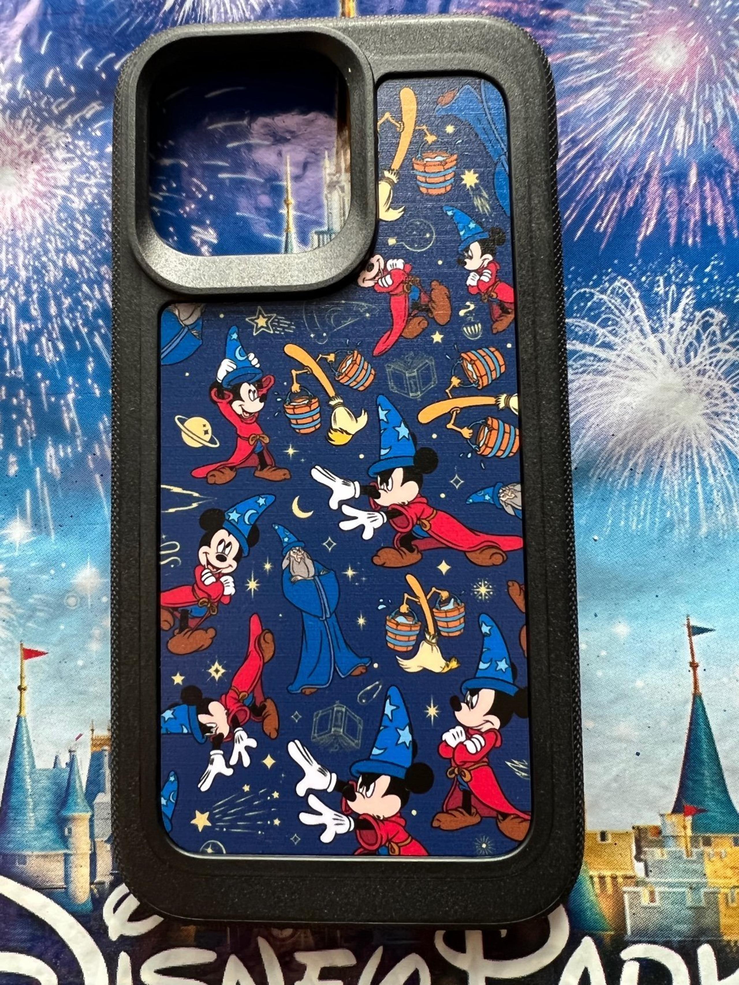 DISNEY PARKS Mickey Mouse The Sorcerer Fantasia IPHONE 14 Pro Max CASE Blue