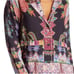 Cleobella Onyx Tropical Button Down Long Sleeve Pajama Top