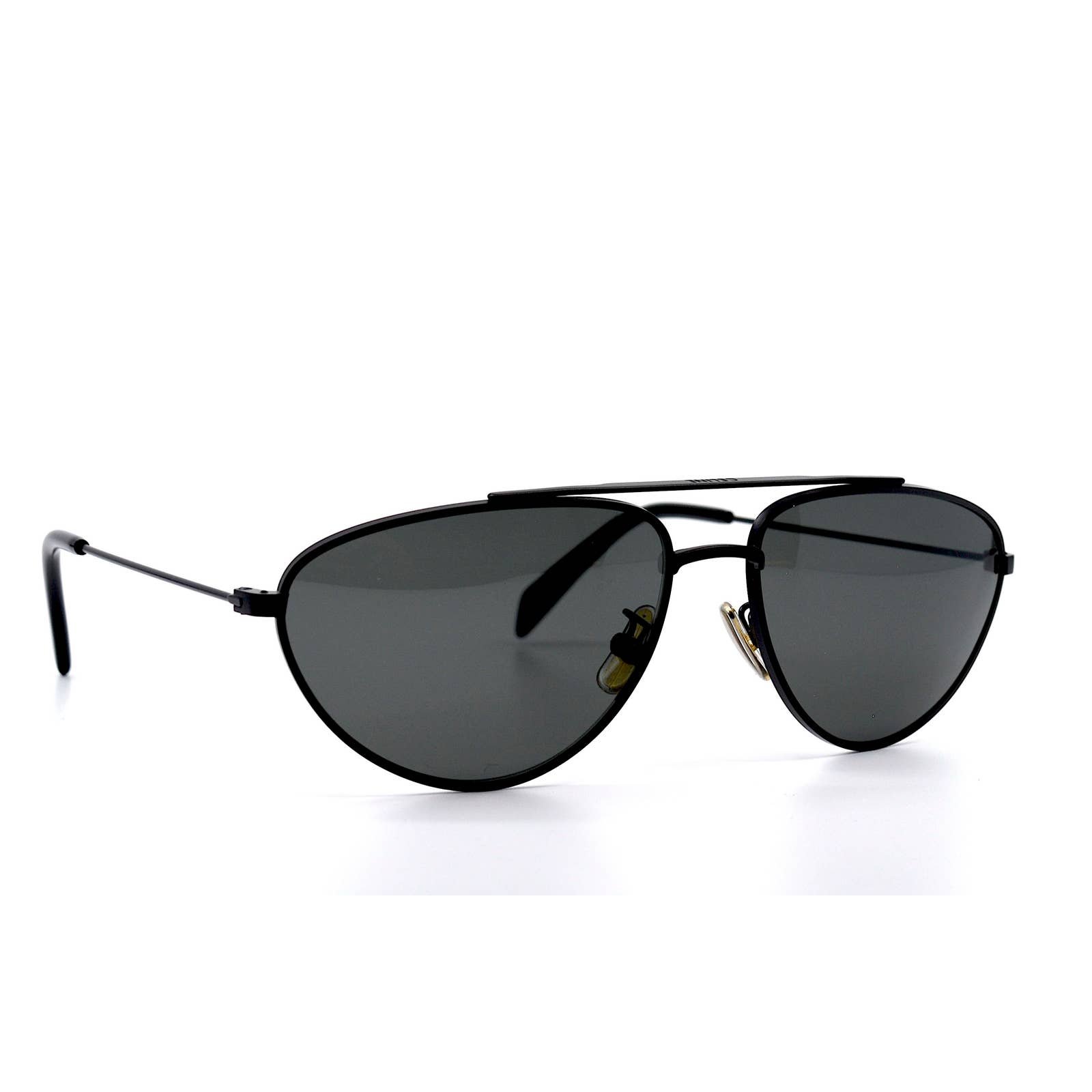 NEW CELINE CL400077U 02A BLACK DARK GREY UNISEX AUTHENTIC SUNGLASSES