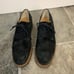 Celine Black Suede Lace Up Oxford