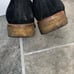 Celine Black Suede Lace Up Oxford