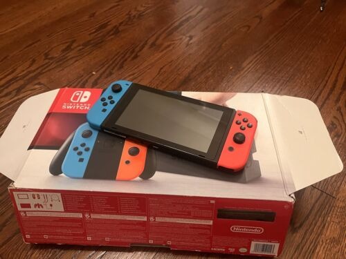 Nintendo Switch 32GB Handheld Console - Neon Red/Neon Blue