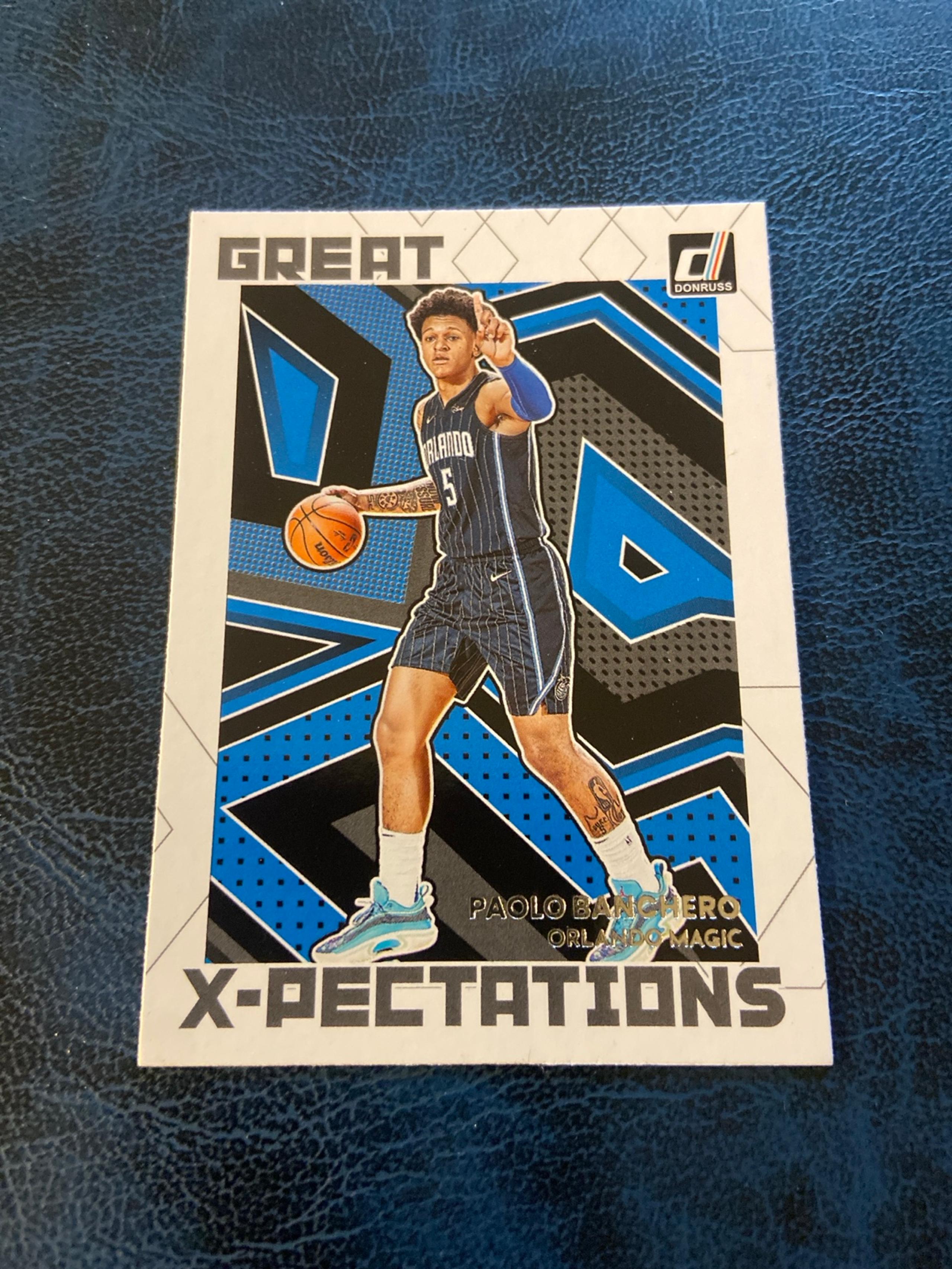 PAOLO BANCHERO 2022-23 Donruss GREAT X-PECTATIONS #7 ROOKIE ORLANDO MAGIC DUKE
