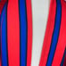 Red Blue Fringe Striped Mini Dress Party Tassels Medium Small 0 2 Chappell Roan