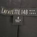 Lafayette 148 Herringbone Wool Slight Asymmetric Gray Blazer Size 4