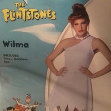 Wilma Flintstone Adult Costume-Size Medium-Brand New