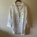 Ashley Taylor White Silk Pajama Top