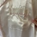 Ashley Taylor White Silk Pajama Top