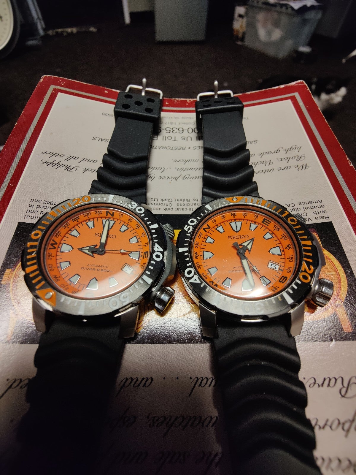 Seiko NLA Orange Land Monsters 100% Original