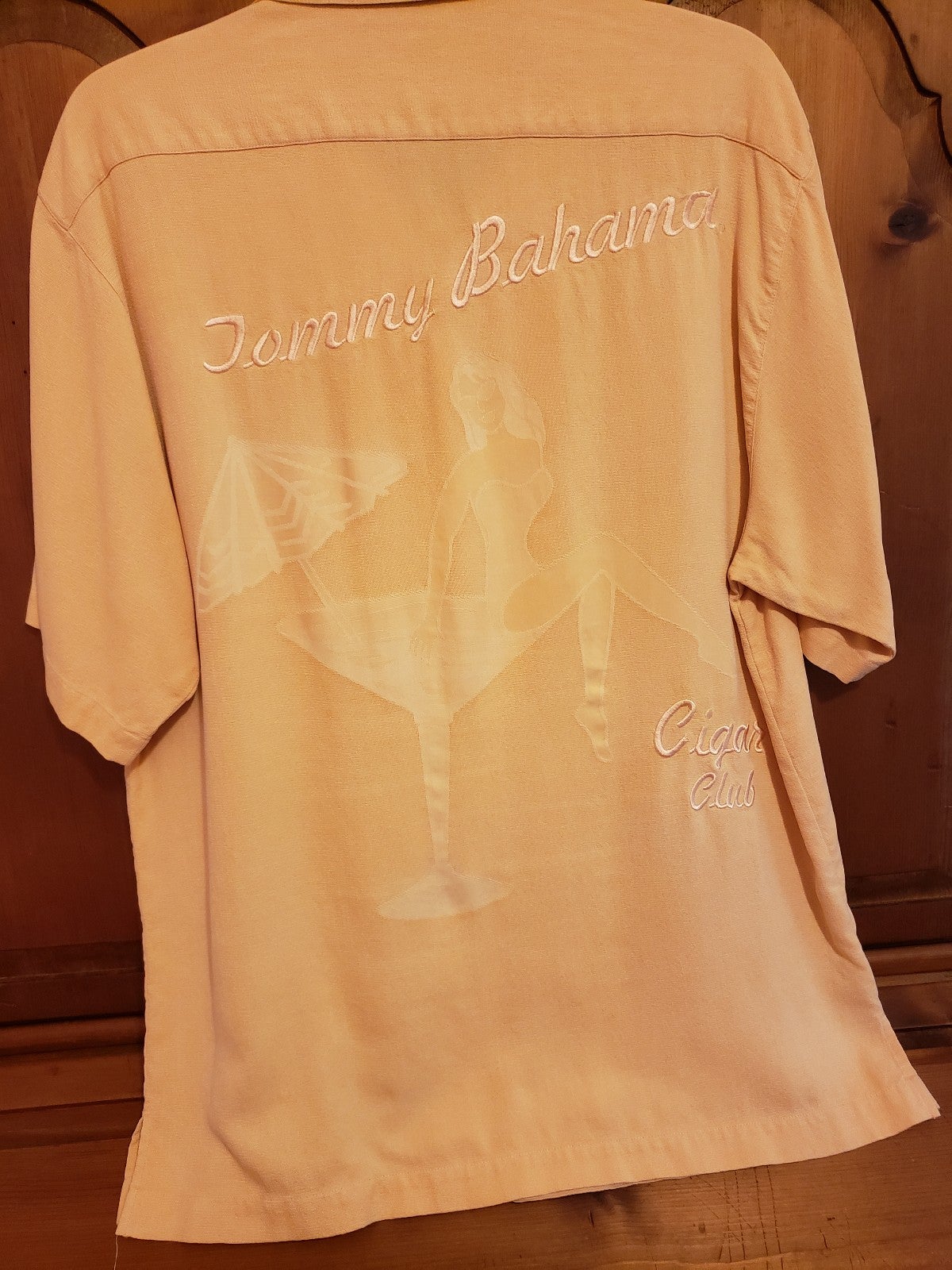 Tommy Bahama Cigar Club Silk Camp Shirt Size Small