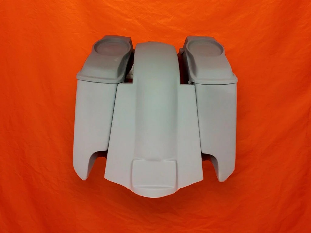 5″ Stretched Saddlebags 6.5 Speaker Lids & Replacement Fender 1989–08 for Harley