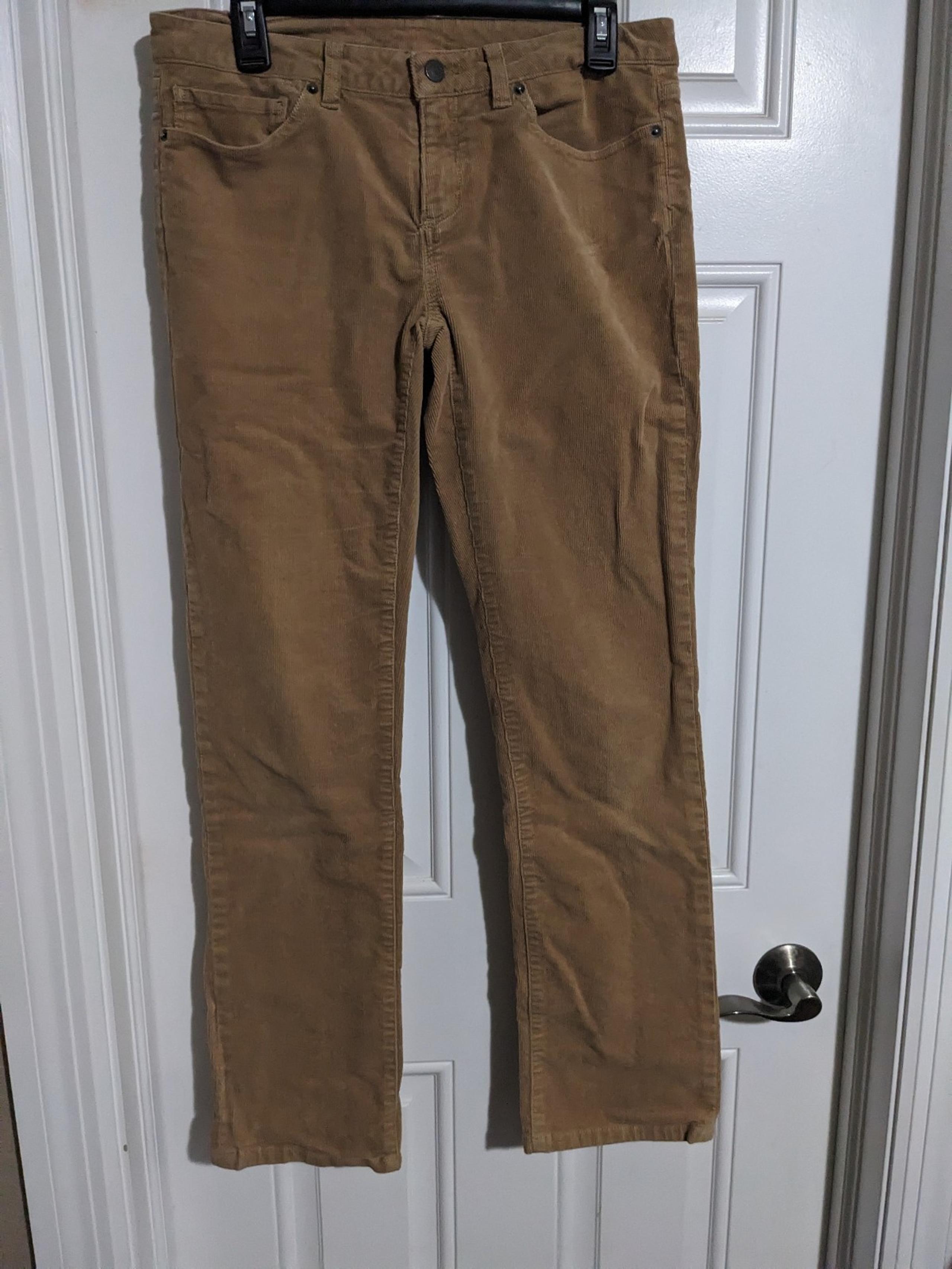 Patagonia tan corduroy pants women's 30