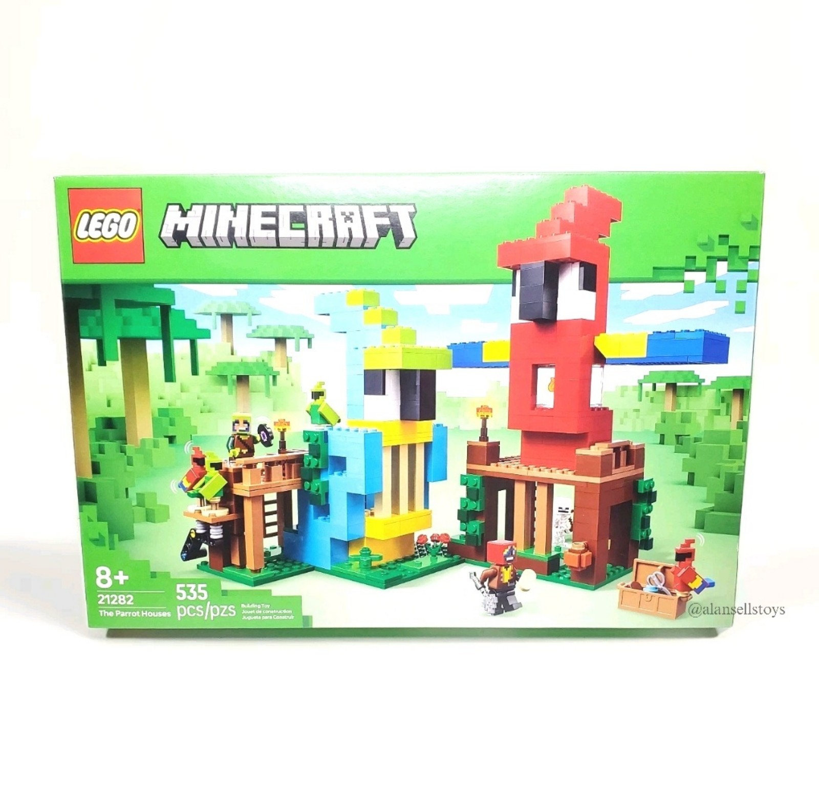 NEW 2025 Lego Set 21282 - The Parrot Houses - Minecraft Set