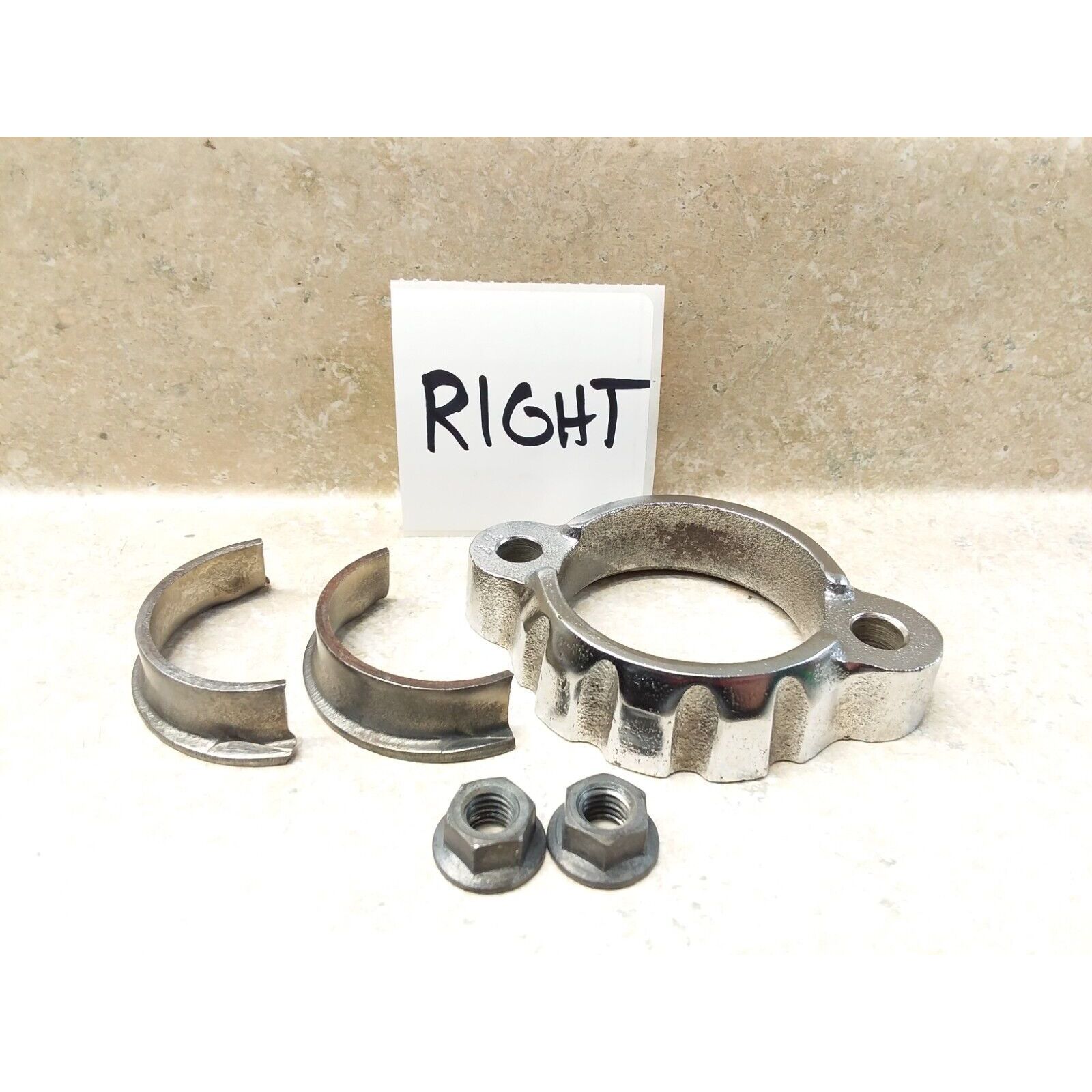 VTG 1976 Honda CB360-T Right Exhaust Pipe Joint & Collars JPA AP-303
