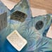 Set of 2 Fenton Iridescent Celeste Blue Glass Tulip Votive/Taper Candle Holder