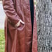 Vintage Full-Length Leather Coat
