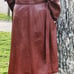 Vintage Full-Length Leather Coat