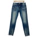 NWOT REROCK FOR EXPRESS Jeans 12 Blue Stonewash Skinny Studded Distress Cotton