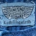 NWOT REROCK FOR EXPRESS Jeans 12 Blue Stonewash Skinny Studded Distress Cotton