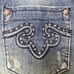 NWOT REROCK FOR EXPRESS Jeans 12 Blue Stonewash Skinny Studded Distress Cotton