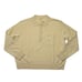NWT J.Crew Cashmere Collared Sweater in Pale Straw Oversized Henley L